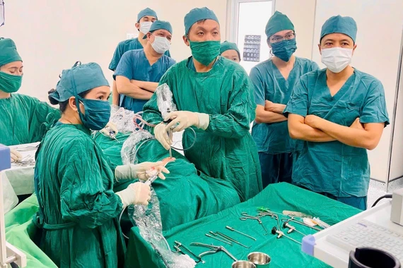 Bệnh viện Đa khoa khu vực Bồng Sơn phát triển hiệu quả nhiều kỹ thuật mới.