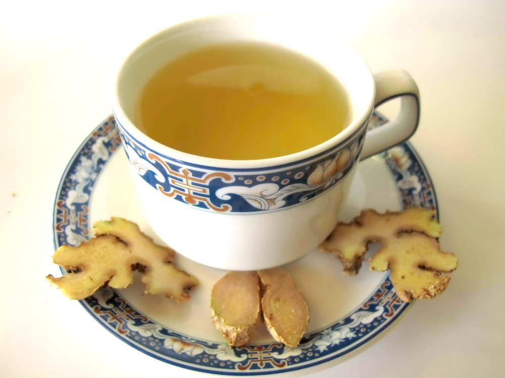 Trà gừng. ẢNH: THÁI NGUYÊN Trà gừng. ẢNH: THÁI NGUYÊN