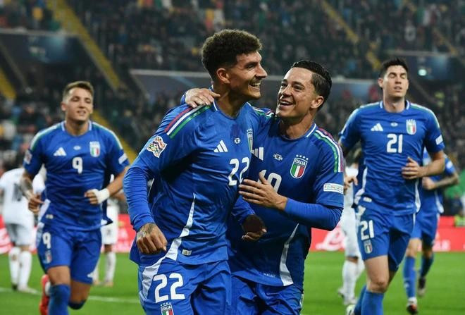 Italy giành ưu thế trong cuộc cạnh tranh ở Nations League. (Nguồn: Reuters) 2thethao-843.webp