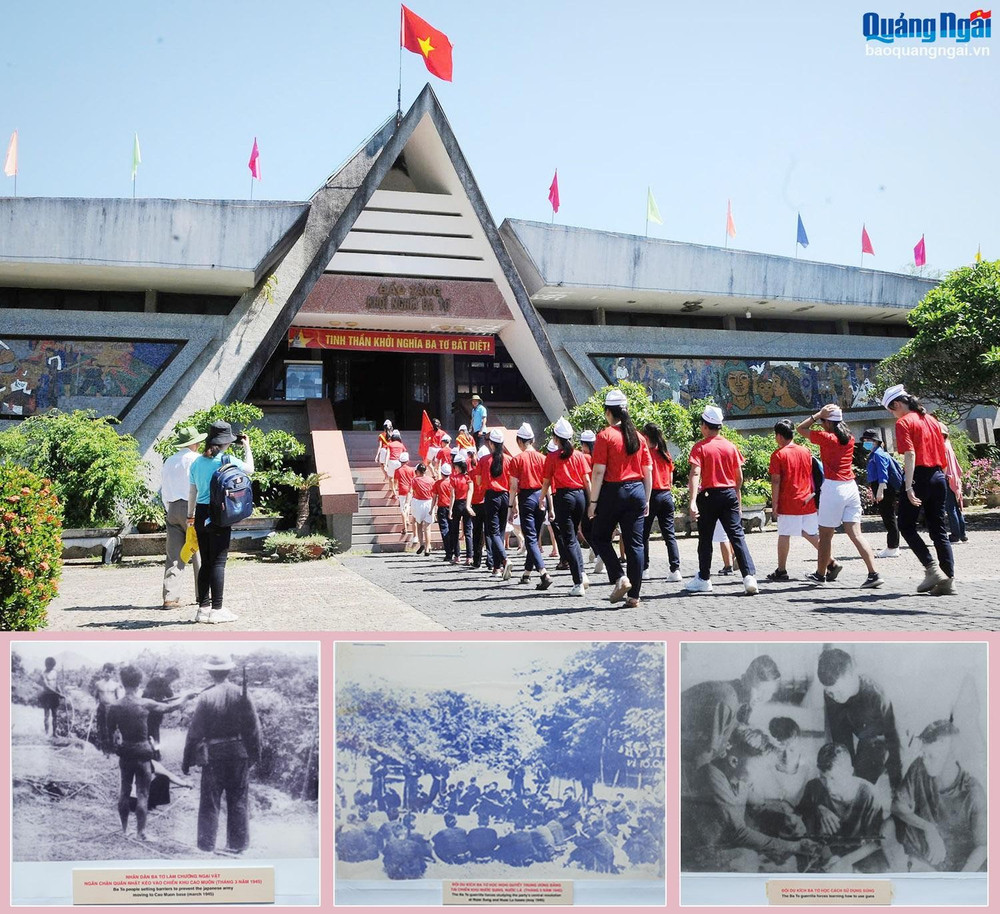 Mỗi dịp tháng Ba về, Bảo tàng Khởi nghĩa Ba Tơ lại đón hàng nghìn lượt khách đến tham quan, tìm hiểu. 10aa.jpg