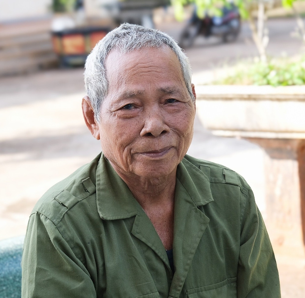 Cựu chiến binh Ksor Doen. Ảnh: M.C 2tcuu-chien-binh-ksor-doen.jpg