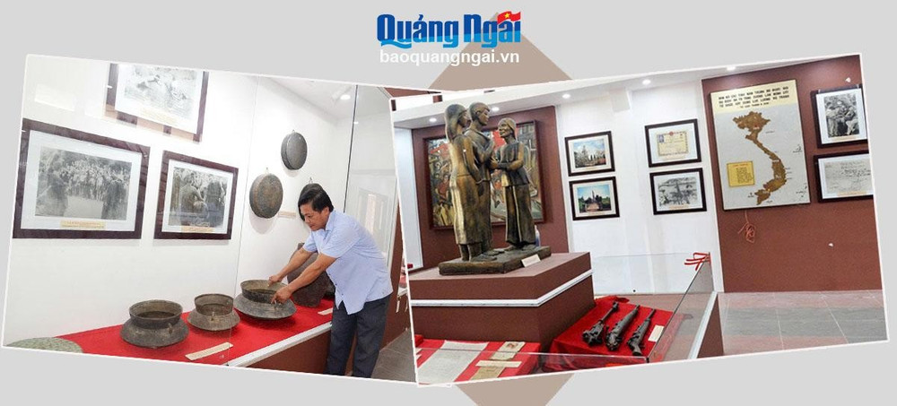 Các hiện vật tại Bảo tàng Khởi nghĩa Ba Tơ. Ảnh TL 6a.jpg