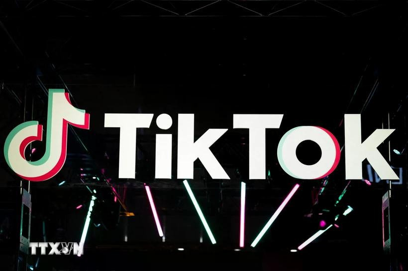 Biểu tượng mạng xã hội TikTok. (Ảnh: AFP/TTXVN) tiktok.jpg