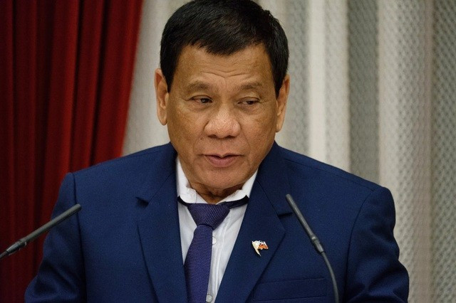 Cựu tổng thống Philippines Rodrigo Duterte - Ảnh: BLOOMBERG Cựu tổng thống Philippines Rodrigo Duterte - Ảnh: BLOOMBERG