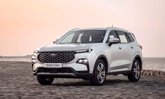 Ford Territory sở hữu kích thước tương đương với các mẫu SUV hạng C trên thị trường. Ảnh: ST