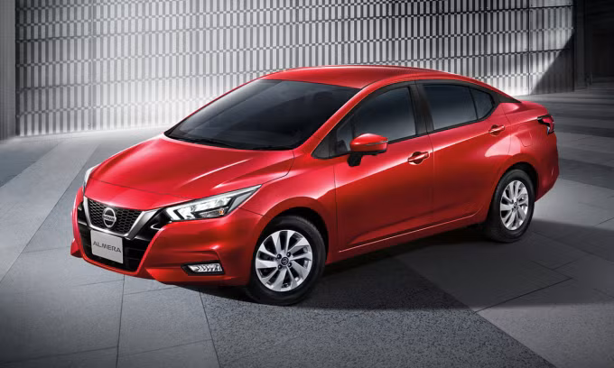 Nissan Almera có kích thước lớn nhất trong phân khúc. Ảnh: ST