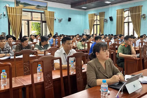 An Lão: Tập huấn nâng cao năng lực cho lực lượng xung kích phòng, chống thiên tai năm 2026