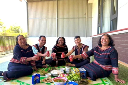 Hương vị núi rừng trong mâm cơm ngày Tết của người Jrai