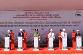 Khởi công Dự án đầu tư xây dựng và kinh doanh kết cấu hạ tầng Khu công nghiệp Phù Mỹ giai đoạn 1
