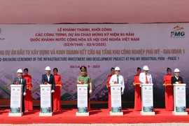 Khởi công Dự án đầu tư xây dựng và kinh doanh kết cấu hạ tầng Khu công nghiệp Phù Mỹ giai đoạn 1