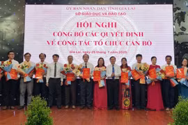 Gia Lai: Sở Giáo dục và Đào tạo công bố các quyết định về công tác cán bộ