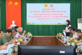 Đoàn công tác thông báo kết luận tại buổi làm việc.