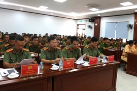 Quang cảnh Lễ khai giảng lớp tập huấn, bồi dưỡng nghiệp vụ đăng ký xe năm 2025