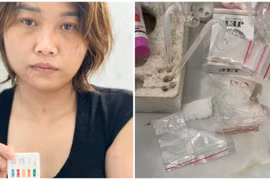 Đối tượng Nguyễn Thị Thu Thủy và số ma túy bị thu giữ.