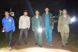 Tổ tự quản tuần tra để đảm bảo ANTT.