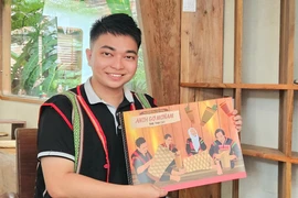 Chàng trai lan tỏa văn hóa Jrai bằng ngôn ngữ đồ họa
