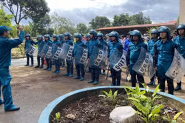 Công ty TNHH một thành viên Cao su Chư Prông: Xây dựng lực lượng tự vệ vững mạnh, rộng khắp