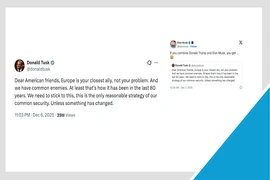 Thông điệp của Thủ tướng Ba Lan gửi lãnh đạo Mỹ về chiến lược an ninh mới.