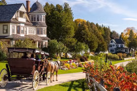 Hòn đảo không ô tô, nơi mỗi người có một con ngựa ở Mỹ