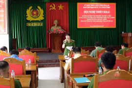 Thực tập phương án chữa cháy, cứu nạn cứu hộ tại Cảng Quy Nhơn