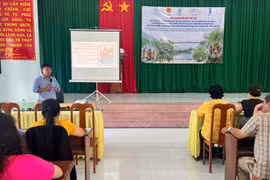 Hội nghị sơ kết dự án cho đồng bào Bahnar.