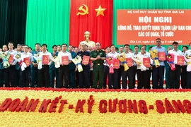 Công bố quyết định thành lập Ban Chỉ huy Quân sự 76 cơ quan, tổ chức