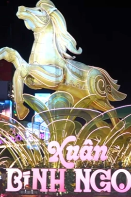 Người dân TP Hồ Chí Minh nô nức du Xuân trong không gian đường hoa Nguyễn Huệ