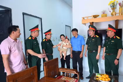 Mái ấm nghĩa tình nơi biên cương