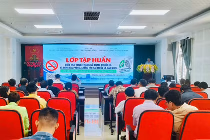 Gia Lai tập huấn điều tra thực trạng sử dụng thuốc lá năm 2026