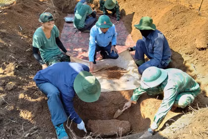 Quy tập thêm 4 hài cốt liệt sĩ tại xã Ia Dom.