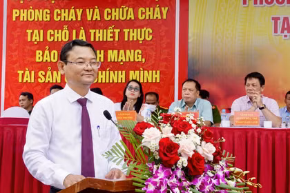 Gia Lai thực tập phương án chữa cháy, cứu nạn cấp tỉnh với hơn 300 người tham gia