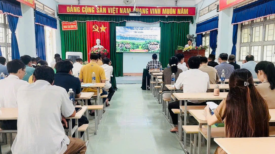 Quang cảnh lớp tập huấn. Ảnh: Hoa Mai gen-n-12.jpg