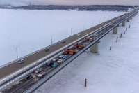 Moscow phá âm mưu tấn công cầu đường sắt. Ảnh: Sputnik