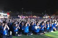 Hội trại thắp lửa Tháng Thanh niên của Trường THPT Lê Lợi