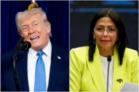 Tổng thống Trump khẳng định Mỹ không tham chiến với Venezuela. Ảnh: EPA