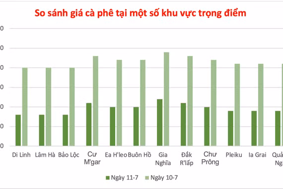 Cà phê giảm từ 1.000 đồng/kg, giá hồ tiêu ổn định