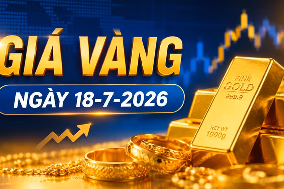 Ngày 18-7, giá vàng trong nước phục hồi 700.000 đồng mỗi lượng