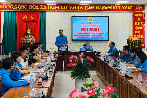 Cụm thi đua số 1 sơ kết hoạt động Công đoàn 6 tháng đầu năm 2026