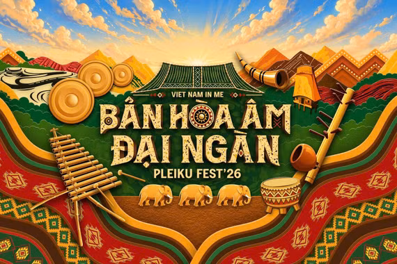 Lễ hội Âm nhạc - Nghệ thuật “Bản hòa âm đại ngàn” sẽ diễn ra ngày 26 và 27-6 