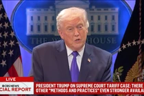 Tổng thống Mỹ Donald Trump thông báo áp thuế toàn cầu 10%. Ảnh: wusa9