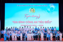 Tuyên dương 58 gia đình Công an tiêu biểu giai đoạn 2021-2026