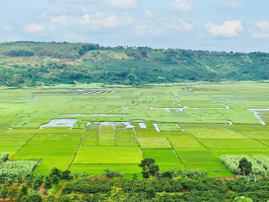 Thung lũng ở làng Nhao 1 (xã Gào) nhìn từ Zin’s Farm. Ảnh: Thái Bình thung-lung-o-lang-nhao1-xa-gao-nhin-tu-zins-farm.jpg