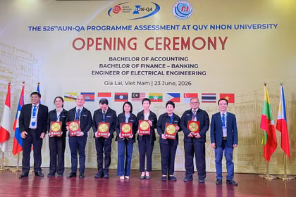 Trường Đại học Quy Nhơn khai mạc đợt đánh giá ngoài theo chuẩn AUN-QA 4.0 cho 3 chương trình đào tạo