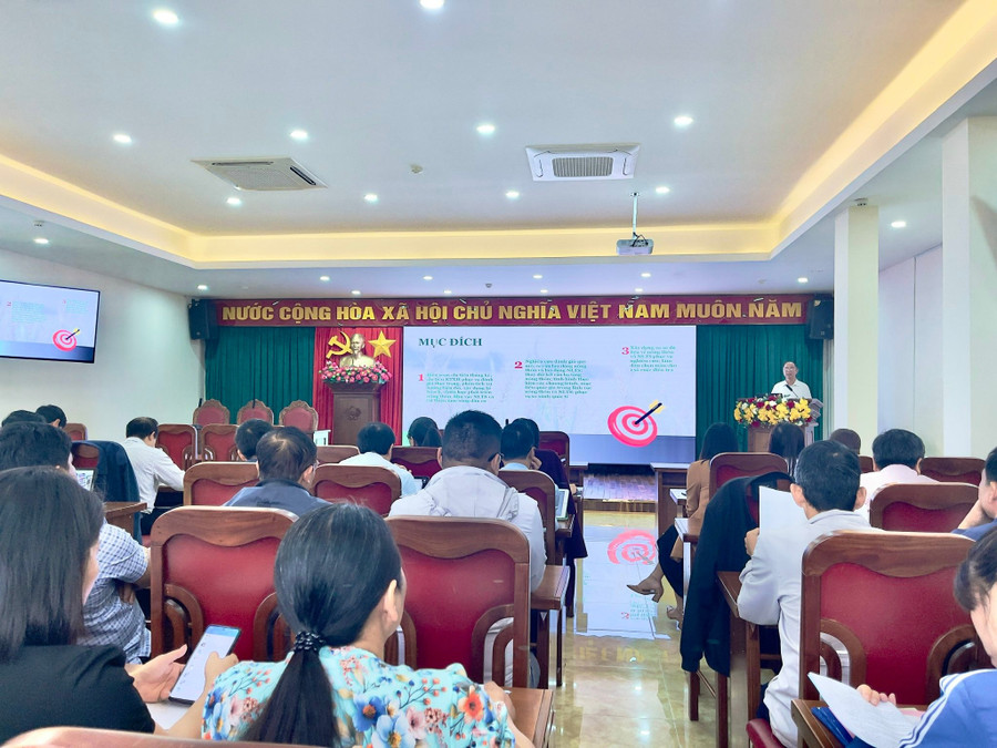 Quang cảnh Hội nghị tập huấn nghiệp vụ Tổng điều tra nông thôn, nông nghiệp năm 2025. Ảnh: Minh Phương z6670139836208-a8d688801cb94ac51afbcdcfac4c81aa.jpg
