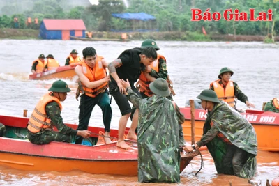 Gia Lai hoàn thành diễn tập phòng-chống, ứng phó với sự cố thiên tai và tìm kiếm cứu nạn