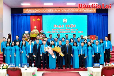 Đại hội Công đoàn tỉnh Gia Lai lần thứ XI thành công tốt đẹp