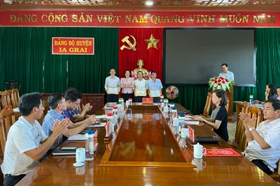 Ban chỉ đạo thực hiện đề án 61 huyện Ia Grai tổng kết công tác năm 2023