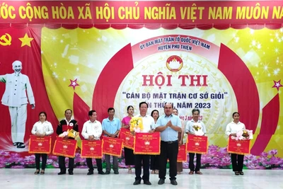 Thị trấn Phú Thiện giành giải nhất Hội thi Cán bộ Mặt trận cơ sở giỏi