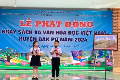 Đak Pơ phát động Ngày Sách và Văn hóa đọc Việt Nam năm 2024