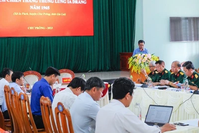 Hội thảo khoa học Di tích “Chiến thắng thung lũng Ia Drăng năm 1965”